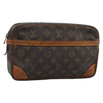 Louis Vuitton Pre-owned Vintage Monogram Clutch Bag - unisex - Louis Vuitton Vintage - Vintage Clutches - Brown - ONE SIZE - Pre-owned