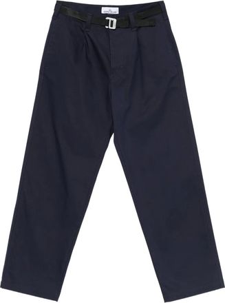 Stone Island belted trousers - Blue