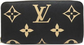 Louis Vuitton Empreinte Black Monogram Empreinte Long Wallet (Bi-Fold) (Pre-Owned)