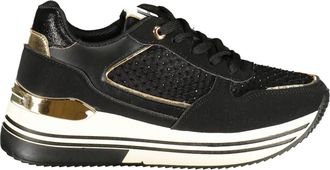 Laura Biagiotti Sportschoen - Dames - Sneakers - Zwart - 40 EU - Polyester - Schoenen