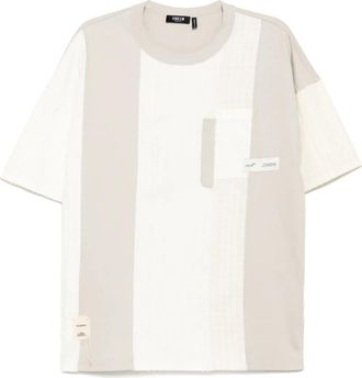 Five CM T-shirt in cotone - Toni neutri