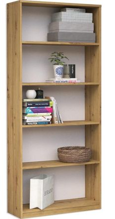 OEM Estanter&iacute;a Cl&aacute;sica Para Libros, Carpetas Y Juguetes - Roble Artesanal - Construcci&oacute;n S&oacute;lida, Gran Capacidad