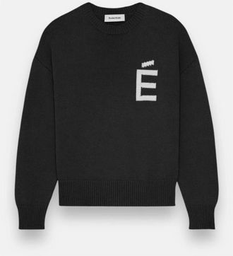 &Eacute;tudes Studio Ronde Hals Pullover - Gebreid - Heren - Ronde hals truien - Zwart - S - Truien & Vesten