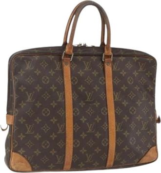 Louis Vuitton Pre-owned Handbags, female, Brown, Size: ONE SIZE Pre-owned Vintage Canvas Handbag