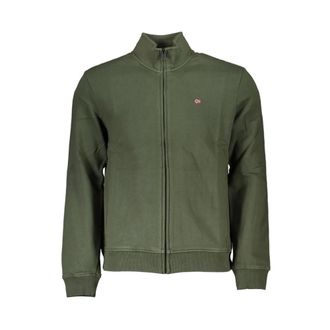Napapijri Hoodies & sweatvesten, Heren, Groen, S, Katoen, Katoenen Trui