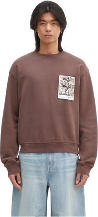 Helmut Lang Sweatshirts - Heren - Sweatshirts - Bruin - L - Hoodies & sweatvesten