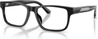 Emporio Armani 54mm Rectangle optical glasses in Black at Nordstrom