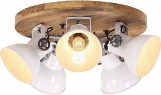 vidaXL L&aacute;mpara De Techo Blanca 25 W E27 50x50x25 Cm Vidaxl