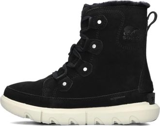 Sorel Explorer Next Joan WP Laarzen - Dames - Veterlaarzen - Zwart - 37 1/2 EU - Nepbont - Schoenen