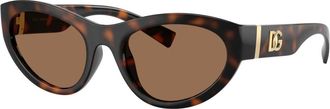 Dolce & Gabbana 0Dg 6207 Zonnebrillen - unisex - Zonnebrillen - Bruin - 54 MM - Accessoires