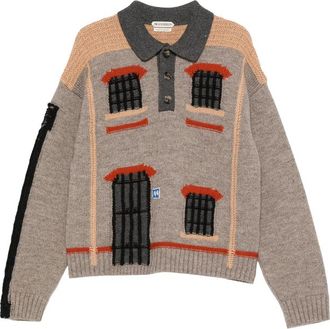 J.W.Anderson Applique Collared Knitwear