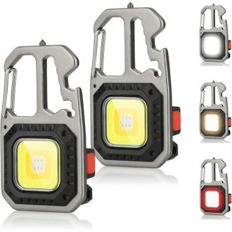 OEM Mini Linterna Led De Trabajo Con Siete Modos Y Puerto Usb Para Camping, Multiherramienta Con Im&aacute;n Y Abridor De Botellas - Crezuo