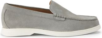 Kurt Geiger Mens Suede Sully Loafers - Grey - Size UK 11