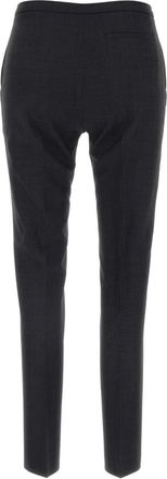 Philosophy di Lorenzo Serafini Womens Dark Grey Stretch Blend Pant - Black - Size EU 36 (Womens)