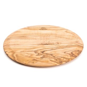 B&eacute;rard Olivewood Handcrafted 9-Inch Round Cutting Board