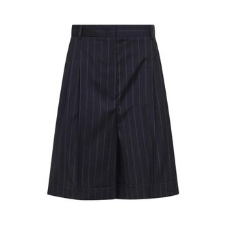 Max Mara Long Shorts, female, Blue, Size: XS Long Shorts