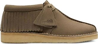 Clarks Derby Trek con frange - Grigio