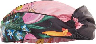 Gucci 2017 Flora Snake Silk Headband (Authentic Pre-Loved)