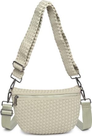 Sol and Selene Ethereal - Woven Neoprene Crossbody Bag in Sage at Nordstrom