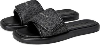 Michael Kors Suki Flat Slide Womens Sandals Black 2 : 11 M