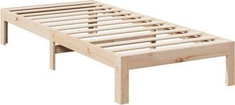 vidaXL Bed Frame without Mattress 90x200 cm Solid Wood Pine Vidaxl