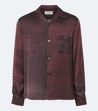 Maison Margiela Paisley satin shirt