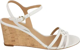 Ferragamo Fieri Leather Wedge Sandals