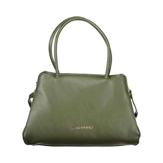Valentino Handbags, female, Green, Size: ONE SIZE Polyethylene Handbag with Textured Finish
