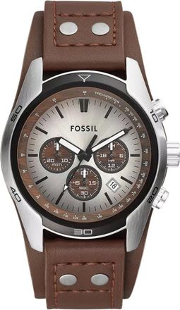 Fossil Accessoires, Heren, Bruin, ONE Size, Leer, Coachman Ch 2565