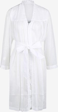 Celestine Bademantel aus Baumwoll-Voile mit R&uuml;schen Celeste-1