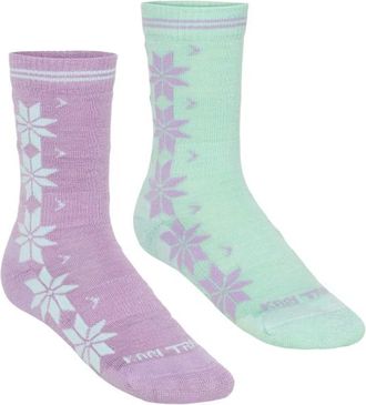 Kari Traa Vinst Sock 2 Pack Merinosocken f&uuml;r Damen | lila