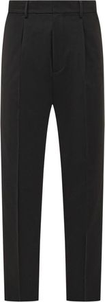 Dsquared2 Black Tapered Pleated Pants