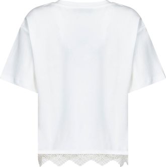 Max Mara Womens T-Shirt Wkdsala White Jersey Cotton T-Shirts & Jerseys