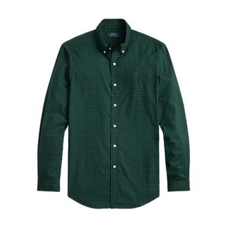 Polo Ralph Lauren Overhemden, Heren, Groen, S, Sport Shirt