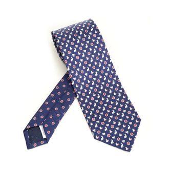 Ferragamo Heren, Accessoires, Blauw, Maat: ONE Size Zijde