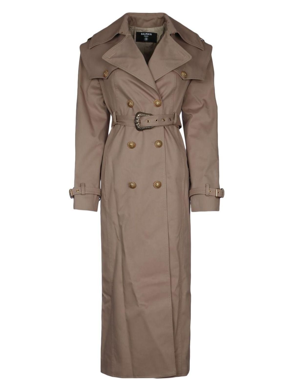 コート BALMAIN Women Coats XF1UD045WB27 0PA Black Collection of Women's Designer Coats | BALMAIN