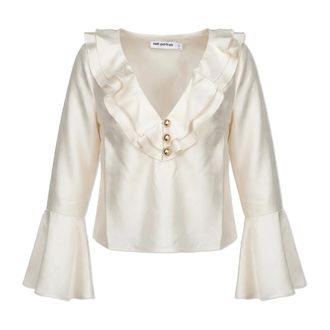 Self Portrait Donna, Camicette, Beige, M, new