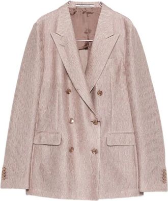 Tagliatore Parigi Blazer - Dames - Blazers - Roze - L - Katoen - Jassen