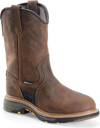 Carolina Mens Well X Workflex 10 Slip On Work Boots In Brown