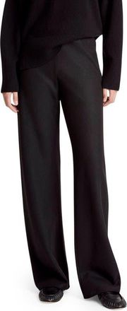 Vince High Waist Straight Leg Pants in Black at Nordstrom, Size Xx-Small
