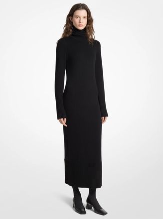 Michael Kors Wool Turtleneck Dress