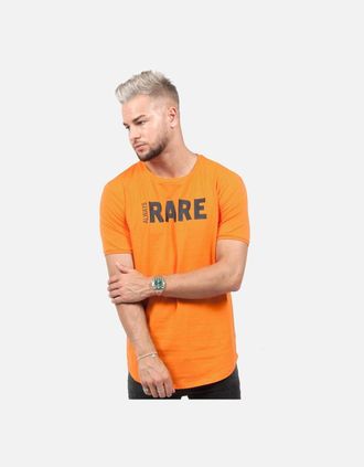 Always Rare Mens Logo T-Shirt | Orange - Size: Regular/36