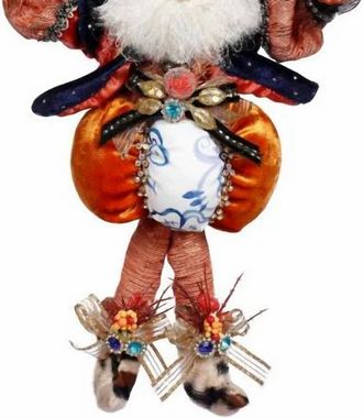 Mark Roberts Pumpkin Pie Maker Fairy Small 11 In Orange