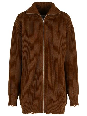 Maison Margiela MM6 Maison Margiela Brown Virgin Wool Sweater