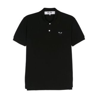 Comme Des Gar&ccedil;ons Polo Shirts, male, Black, Size: S Comme des Garcons T-shirts and Polos Black