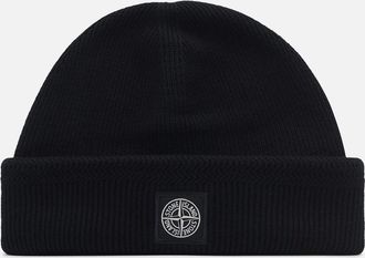 Stone Island Mens S00D7 Patch Logo Hat Black - Size: OS
