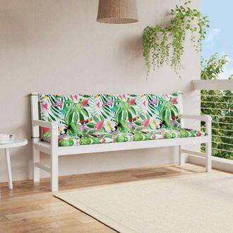 vidaXL Cuscini per Panca 2 pz Multicolore in Tessuto Oxford - Vidaxl