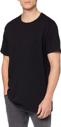 Calvin Klein Mens S/S Crew Neck 3PK Shirt, Black, XL (Pack of 3)