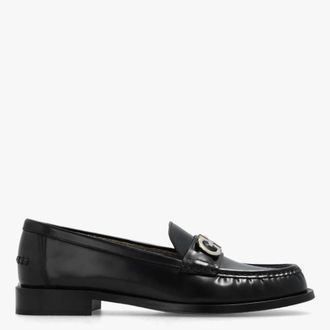 Ferragamo Ofelia Gancini Ornament Moccasins, Size 8.5 C