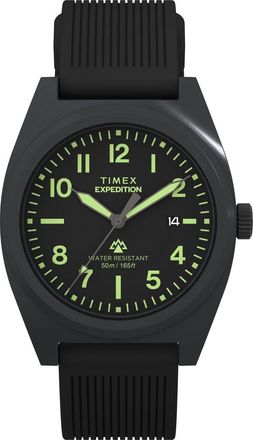 Timex Expedition North Capstone Mens Black Watch TW2Y18100 Silicone - One Size